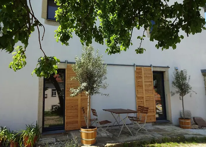 Alte Scheune Rietzschelhof Mit Pool Appartamento